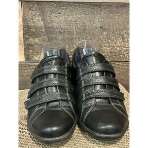 ECCO Women Black Three Strap Comfort Shoe Size‎ 6-6.5 EUR 37